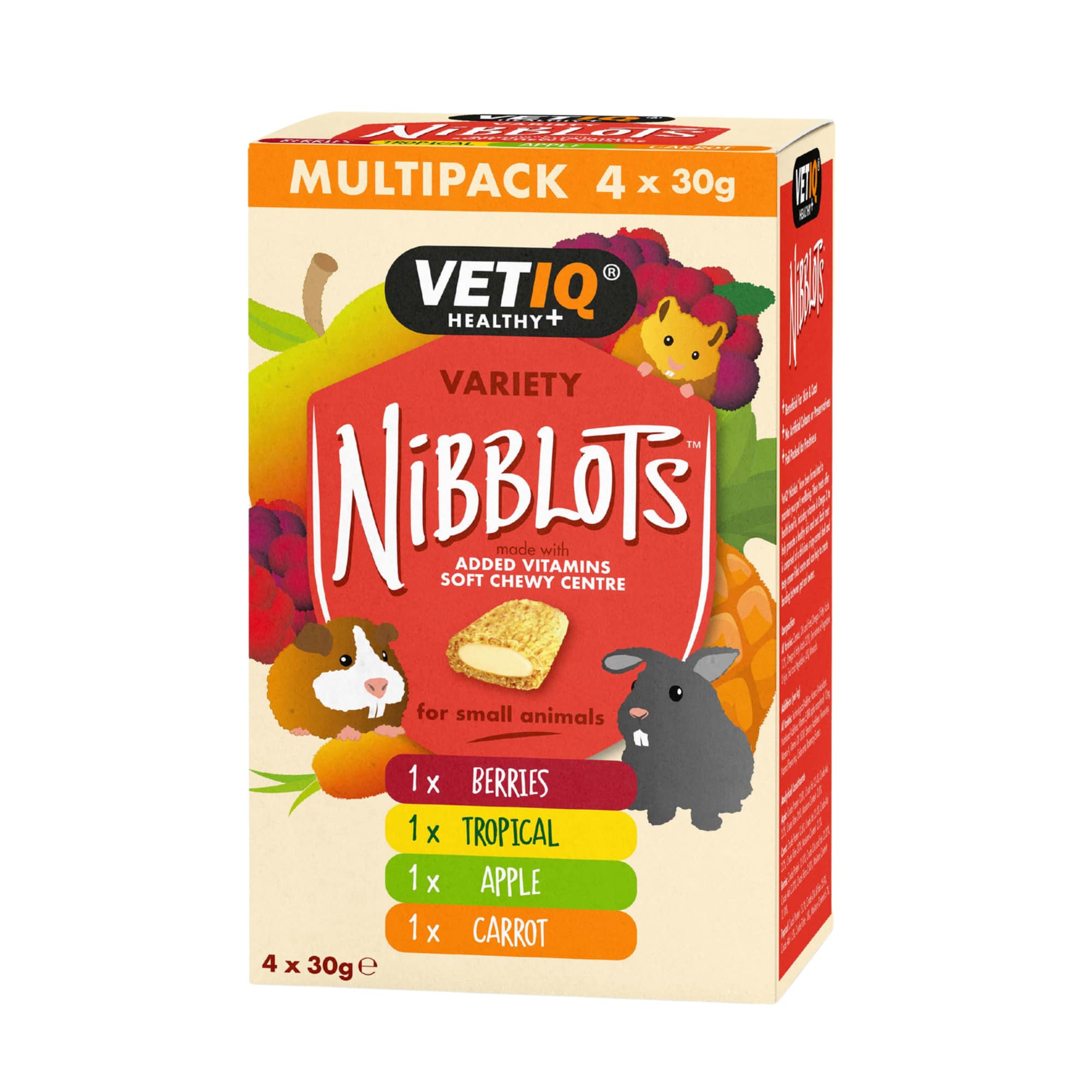 Nibblots small animal treats 4 pack - VETIQ Healthy+ Nibblots small animal treats 4 pack