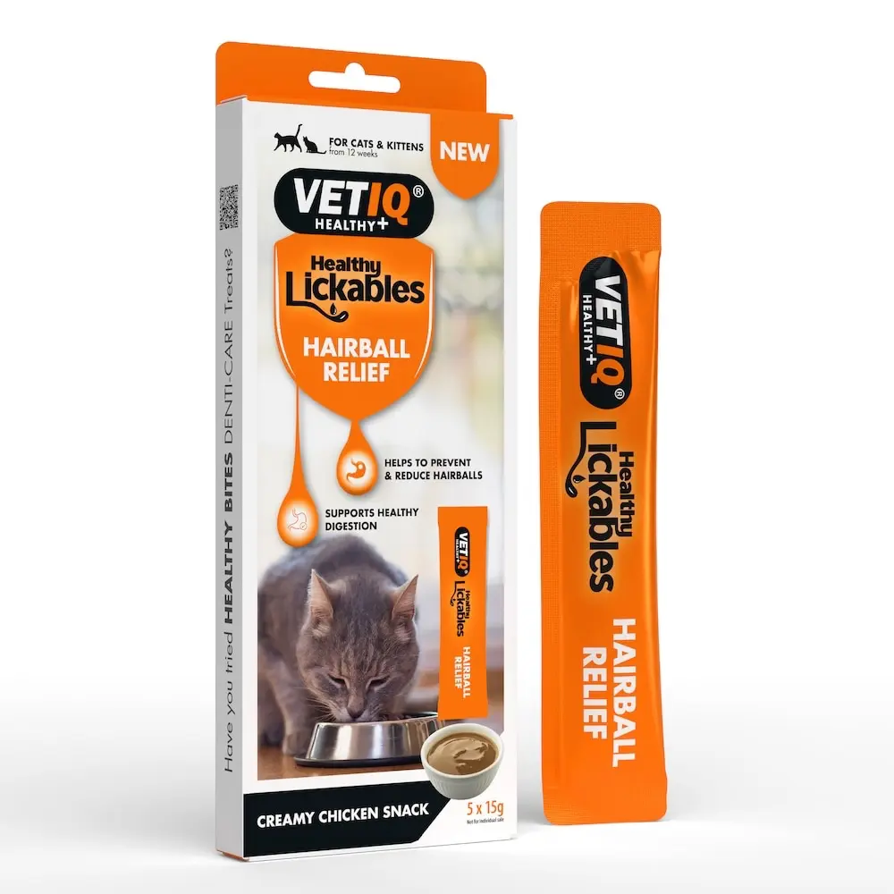 VETIQ Lickables Hairball FOP - VETIQ Healthy+ VETIQ Lickables Hairball FOP