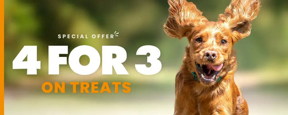 VETIQ 4 for 3 Treats Banner Mobile